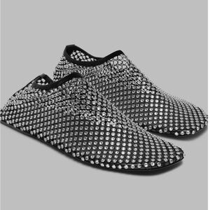 Christopher Esber rhinestone flats